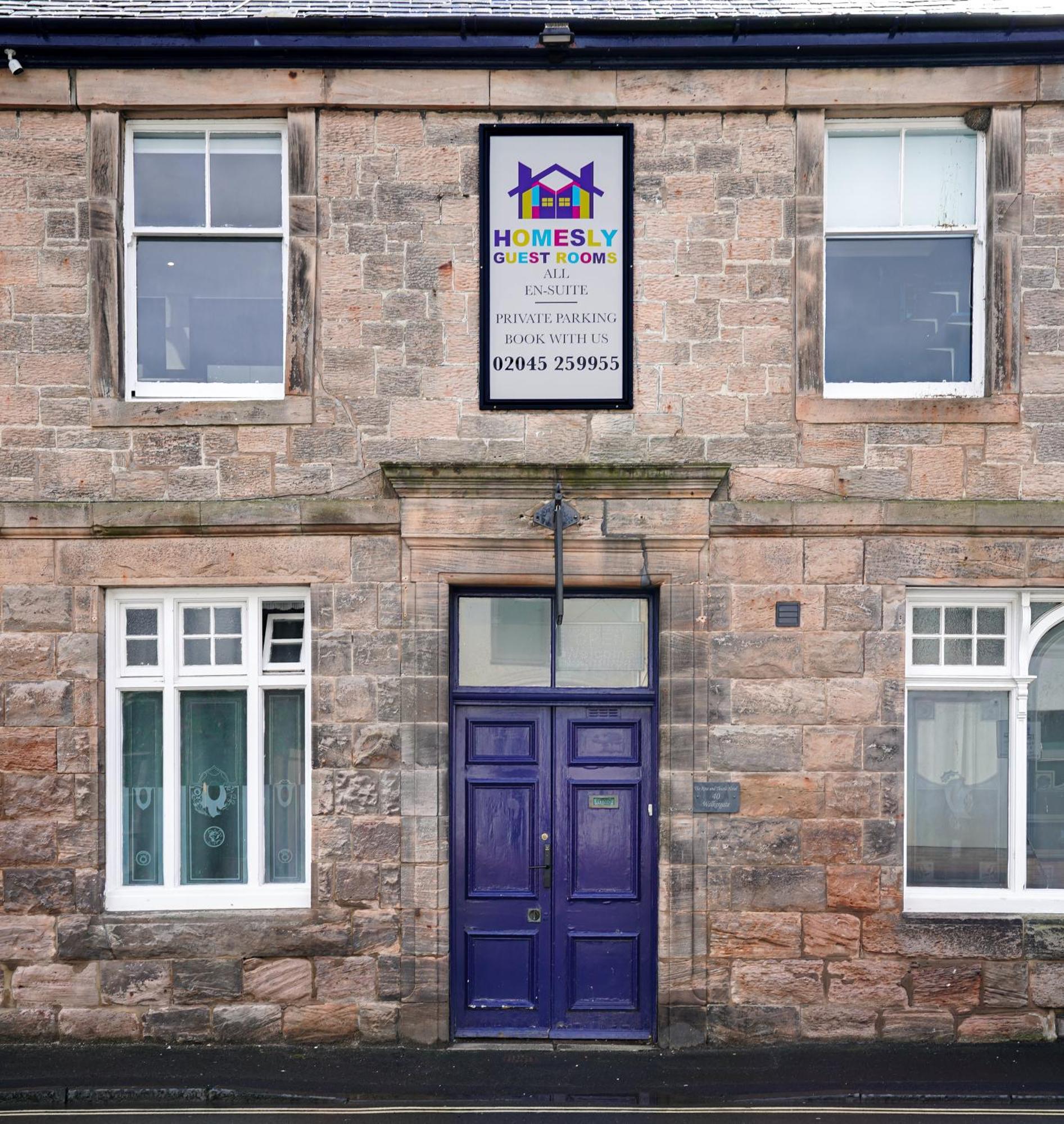 Homesly Guest Rooms, Comfortable En-Suite Guest Rooms With Free Parking And Self Check-In Berwick Upon Tweed Εξωτερικό φωτογραφία